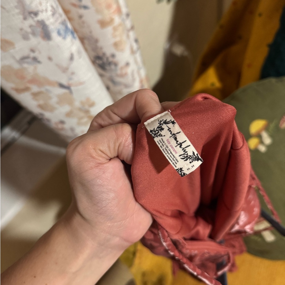 Free People Floral Velvet Mini Dress - Picture 2 of 2